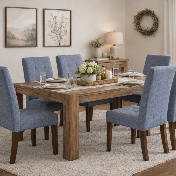 Hilton 7pc Dining set  